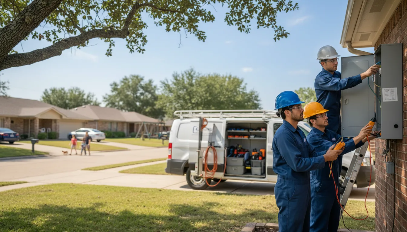 Certified electrician providing emergency electrical services in Olmito, TX